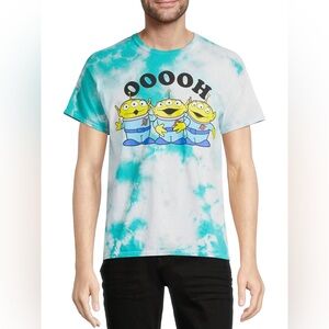 Disney Pixar Toy Story Vintage aliens t-shirt. Teal tie-dye.  Sz 2XL. GUC